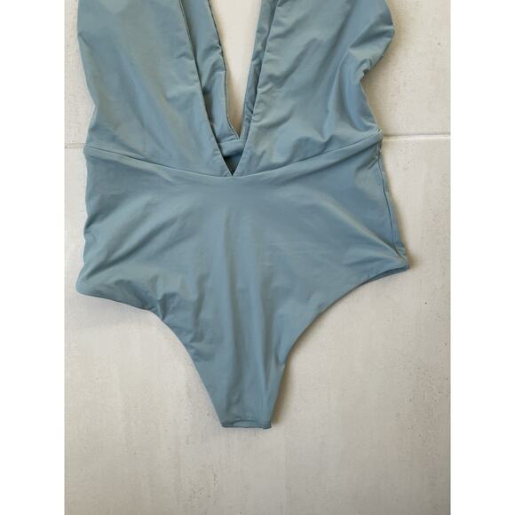 Tavik Swim One Piece Swimsuit Plunge Color Block Swimwear - Picture 7 of 8